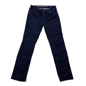 Simply Vera Vera Wang Womens Jeans Size 8 Denim Blue Straight Mid Rise - READ